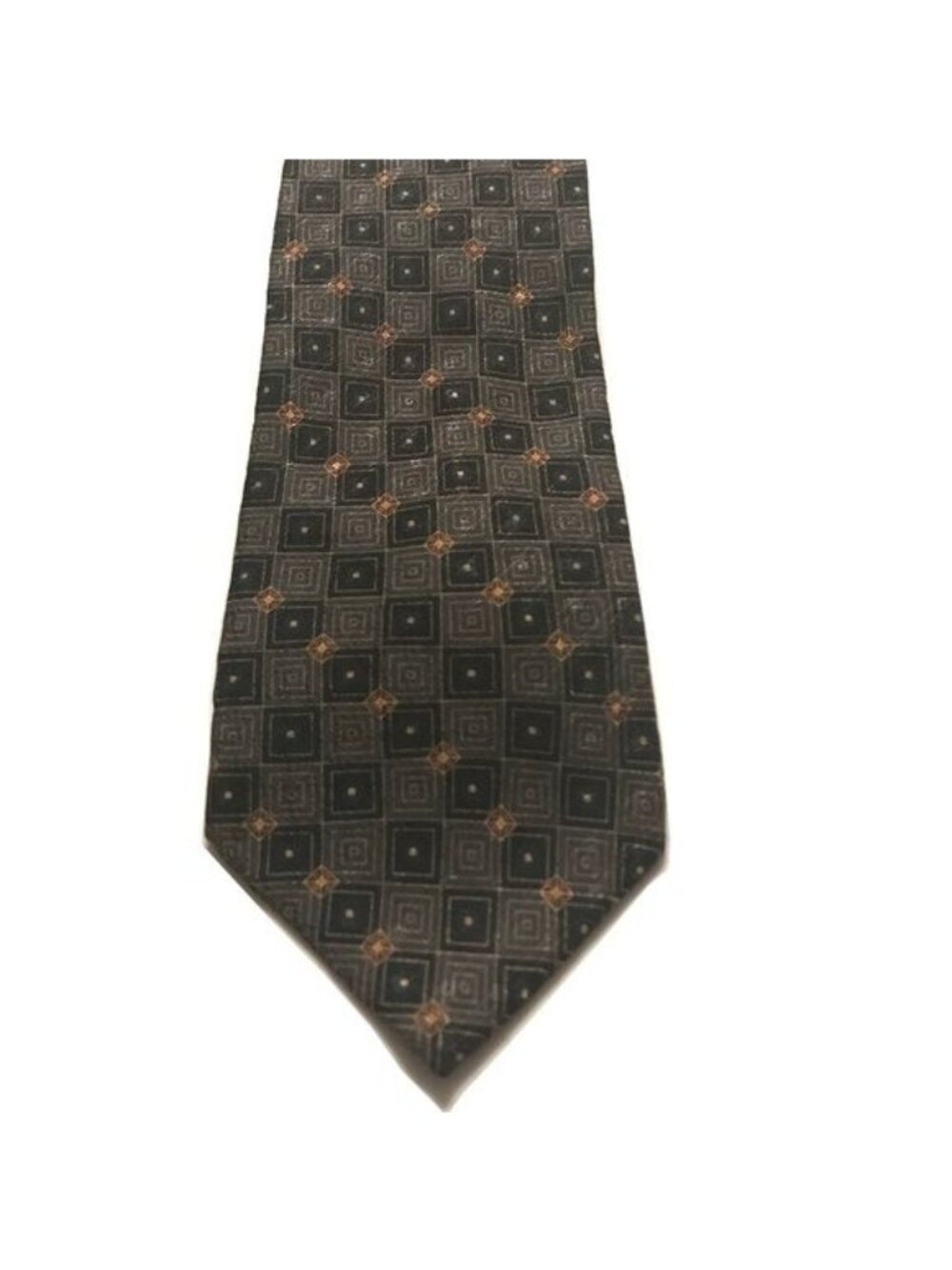 Men's NAUTICA Classic Silk Tie Green Blue 60"